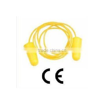 2012 hot sale CE PU Foam Bullet Shape hearing protection/orange,yellow,red,green
