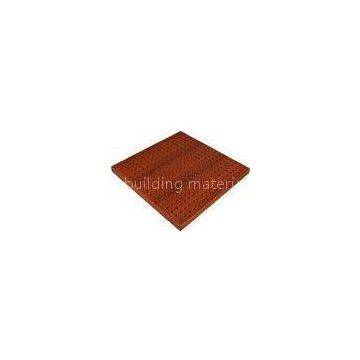 Decorative Ceiling Wooden Perforated Acoustic Panel For Television Studios