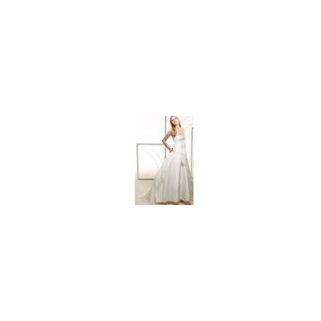 Embroided Bridal Gown, Evening Dress with Italian Organza (be73)
