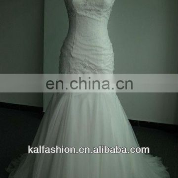 EB2230 Elegant with beading crystal bridal dress