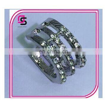 wholesale new fashion style jewelry shiny high quality diamond ring
