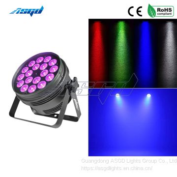 ASGD 18 RGBW four-in-one  mini LED par light professional stage effect lighting