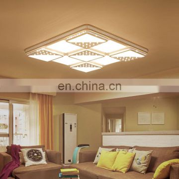 Iron Acrylic Rectangular Simple LED Ceiling Light Atmosphere Living Room Bedroom Lights
