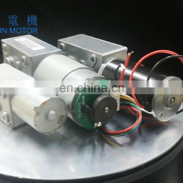 High Torque 6v 12 volt dc worm geared motor for smart lock 46GF370