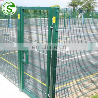 Security green vinyl coated twin wire 656 fence welded mesh 868 fence for boundary wall