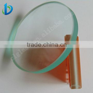 3mm 3.2mm 4mm round tempered clear glass covers for led lighting