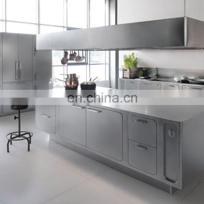 Restaurant cheap modular stainless steel kitchen cabinet accessories