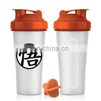 Promotional high quality BPA Free portable personalized plastic unicity custom protein powder gym protein shaker bottle