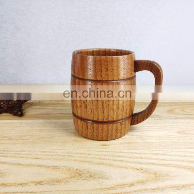 Xiangteng New Products For Sale Environmentally Friendly Natural Custom Handmade Wooden Cup Tea Cup With Handle