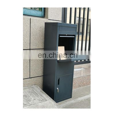 Garden Parcel Mailbox Apartment Stand Alone Post Box Freestanding Letterbox