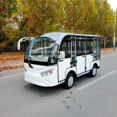 Luxury 8-seater electric sightseeing car, golf cart with door