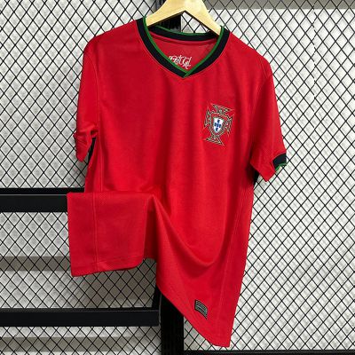 2425 UEFA Europa League Portugal Home C Rotay Edition Football Kit Ronaldo Jersey Customized Football Kit
