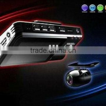 dual lens hd car black box camera 1080p with GPS G-sensor plus night vision