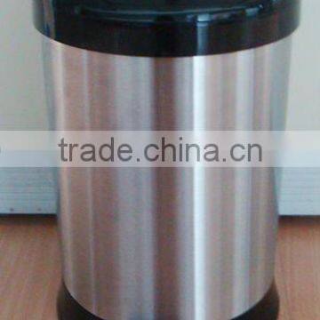 12liter Stainless Steel Slow-down Pedal Bin with Plastic Cover