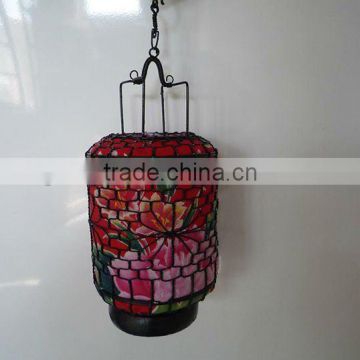 Chinese antique hanging red cloth new year lantern