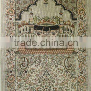 Muslim Jacquard polyester & cotton prayer rug DM-001