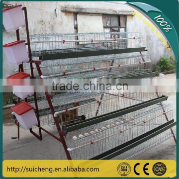Guangzhou 3 Tiers 4 Doors 96 Chicken Layer Cage/Folding Chicken Cage