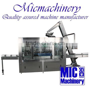 MIC-24-24-6 Micmachinery Top quality three in one beer bottling machine cost beer bottle filling and capping machine with CE