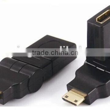 360 Degree Rotate Mini HDMI Male to Female HDMI Adaptor