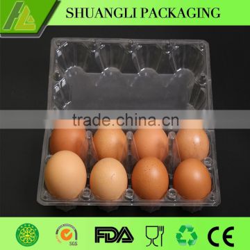 Disposable PVC bulk egg cartons for sale/plastic packaging for eggs