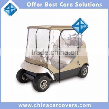 Waterproof rain cover golf cart enclosure cover