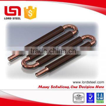 cold finished seamless finned copper pipe coil, pipe coil