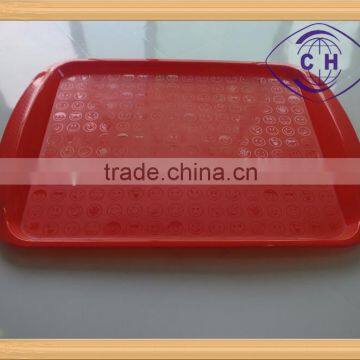 square plastic tray large