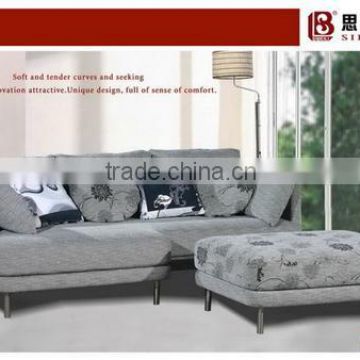 small grey sofa/2014 new design fashion fabric sofa