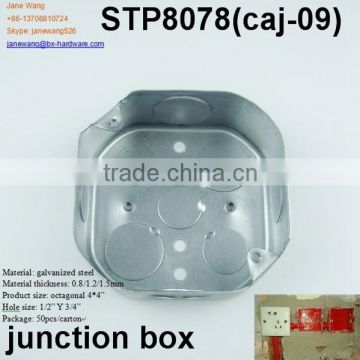 4*4" galvanized electrical junction box