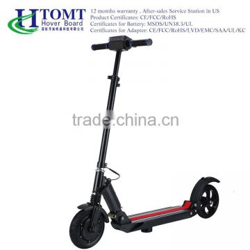 China Htomt shock absorption 8inch 2 wheel smart self balancing electric scooter with handle (black,pink,white,blue)