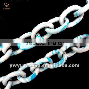 Best selling painted chain various colors aluminum curb chain