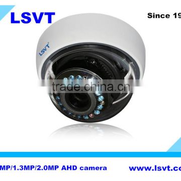 Low price 1.0MP/1.3MP/2.0MP, 720P/960P/1080P HD indoor AHD dome cameras, CCTV cameras with IR cut, varifocal lens, LSVT YH510C