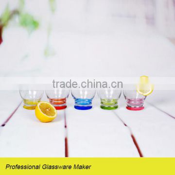 fashion design 5pcs glass cup for beer