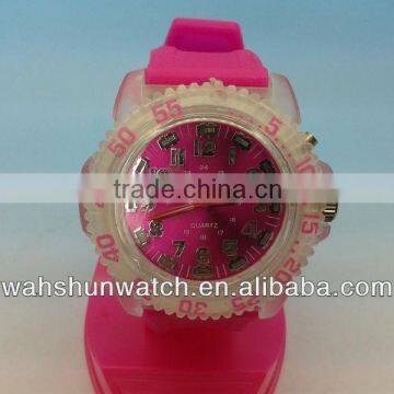 2013 best selling women's pink wristband wholesale watches