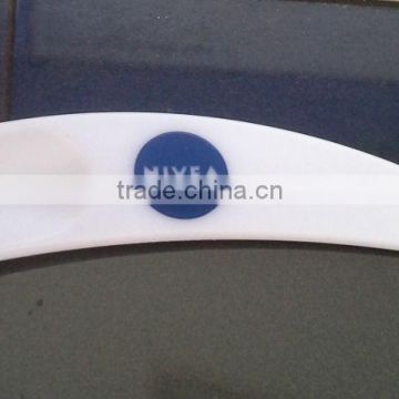 6cm length white plastic plastic spoon