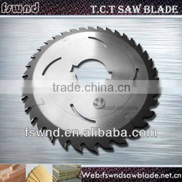 75cr1 saw blank Fswnd hardwood /soft wood cutting tct circular sawblade with Anti-Kick-Back teeth