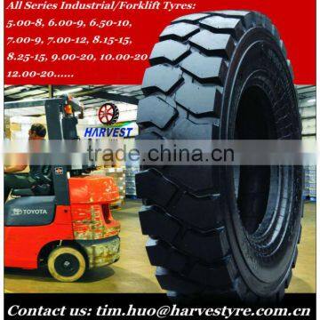 5.00-8, 6.00-9, 6.50-10, 7.00-12, 8.25-15, All series forklift tyres