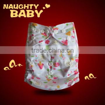 Cartoon printed Baby pocket cloth diapers, nappies factory.