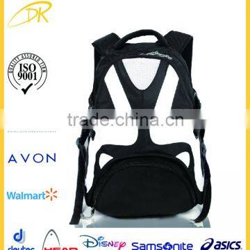 promotional new black fashion backpack custom laptop bag