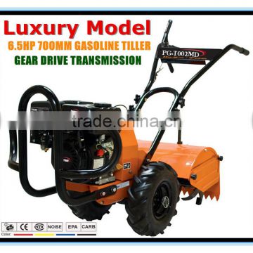 6.5HP Luxury Gasoline Garden Used Power Tiller/land cultivation machine For Sale