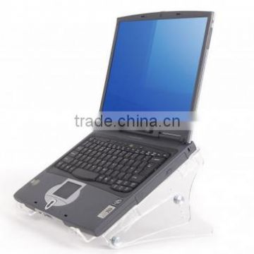 Height Adjustable, Foldable, Clear Acrylic Laptop Stand