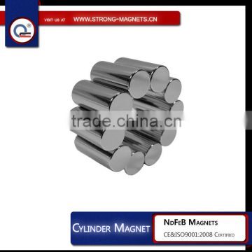 different size N52 neodymium cylinder magnets for sale