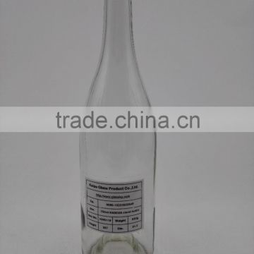 750ML Clear Glass Wine Bottles for Australia