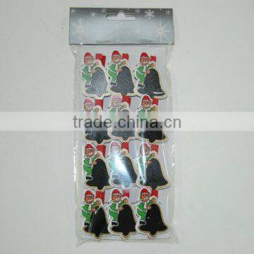 Christmas plywood peg decoration JA02-12194D