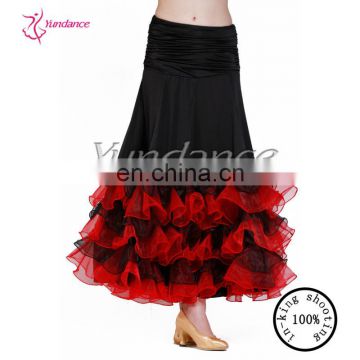 flamenco skirt red fluffy AB033