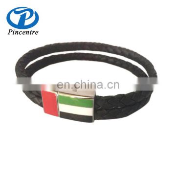 Custom Metal 2017 UAE National Day Country Flag Bracelet