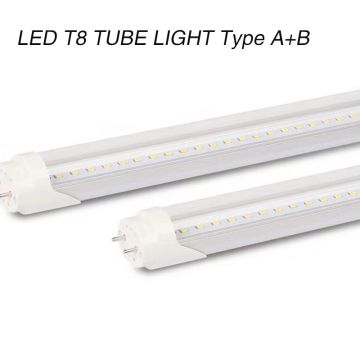 Ballast Compatible LED Tube Type A or Type B 18W UL DLC Approved T8 tube light