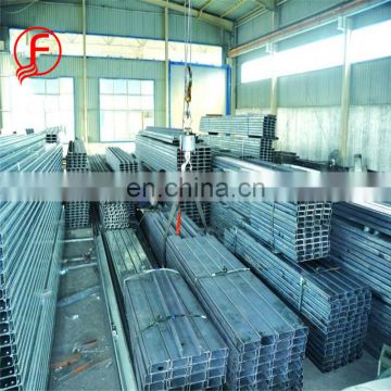 pipe hot dip galvanized profile standard length of c channel mm steel