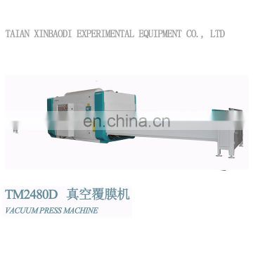 semi-auto woodworking profile PVC laminating press LB-TM2480D membrane press machine