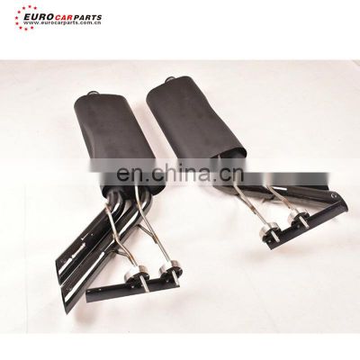 G CLASS W463 g63 g65 exhaust system for w463 g500 g63 g65 B style sliver and black color exhaust muffler tips